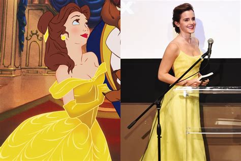 yellow dress Emma Watson